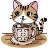 Chocolat chaud chat