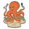 Octopus Coiffeur Ciseaux
