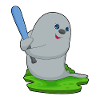 Seal Baseball Baseball Bat