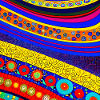 bunter abstrakter Poster-Design-Hintergrund