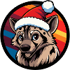 Hyena Christmas Animal