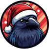 Raven Crow Christmas Animal