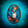 Vibrant Blue Bird