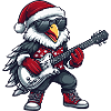 Eagle Christmas Rocker Guitar