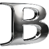 Chrome "B" Metallic