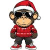Monkey Christmas Ugly Christmas