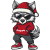 Wolf Weihnachten Ugly Christmas