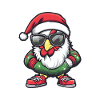 Rooster Christmas Ugly Christmas