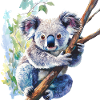 L’ours koala a l’air mignon