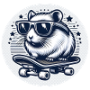Skatebordhamster Skatebord