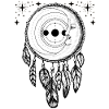 Golden snowflake frames