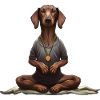 Yoga Dachshund