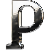 Chrome ,, P " Metallic