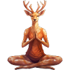 Yoga Deer