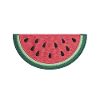 Pastèque brodée