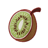 Embroidered Kiwi