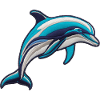 Embroidered Dolphin