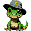 Lizzard w. Bucket-Hat