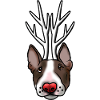 Christmas Reindeer Terrier