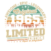 Original 1965 Vintage Retro fødselsdagsgave