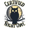 Certified Night Person – Night Owl Vibes