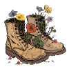 Boots with Flowers Travel Hike
