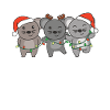Mouse Christmas Winter Animals Mouse