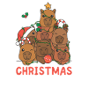 Capybara Christmas Tree Merry Christmas