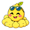 Happy Lemon Chillin on Clouds