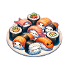 Cute Sushi Kawaii Cartoon Design