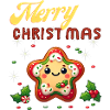 Gingerbread Star Merry Christmas