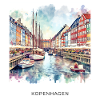 Nyhavn Copenhagen Scandinavia Denmark Summer