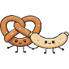 Weißwurst mit Brezel