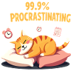 Chat Flemmard Humour Sarcastique