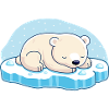 Sleeping Polar Bear