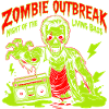 Funny zombie design