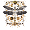 Libellule steampunk
