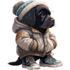 Labrador Retriever Winter Outfit