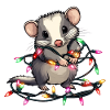 Opossum Christmas