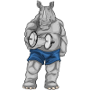 Rhino Bodybuilder Dumbbell Bodybuilding