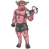 Taurus Bodybuilder Dumbbell Bodybuilding