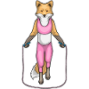 Fuchs Seilspringen Springseil Fitness