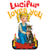 Lucifur Loves You Cute Motif