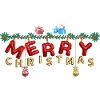 Merry Christmas Baloon look