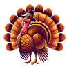 Thanksgiving Turkey with Pilgrim HatThanksgiving