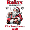 Santa Claus Relax Coffee