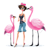 Designer Flamingle