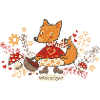 Fox in search of berries