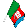 Flag: Liguria, Italy