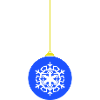 Weihnachtskugel deko